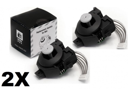 2x Repair Box N64 Style Replacement Analog Joystick MODEL : DN64R-A04  (813048012344)
