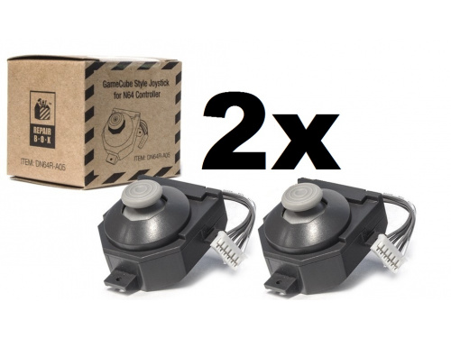 2x Repair Box GameCube Style N64 Replacement Analog Joystick MODEL : DN64R-A05  (813048015260)