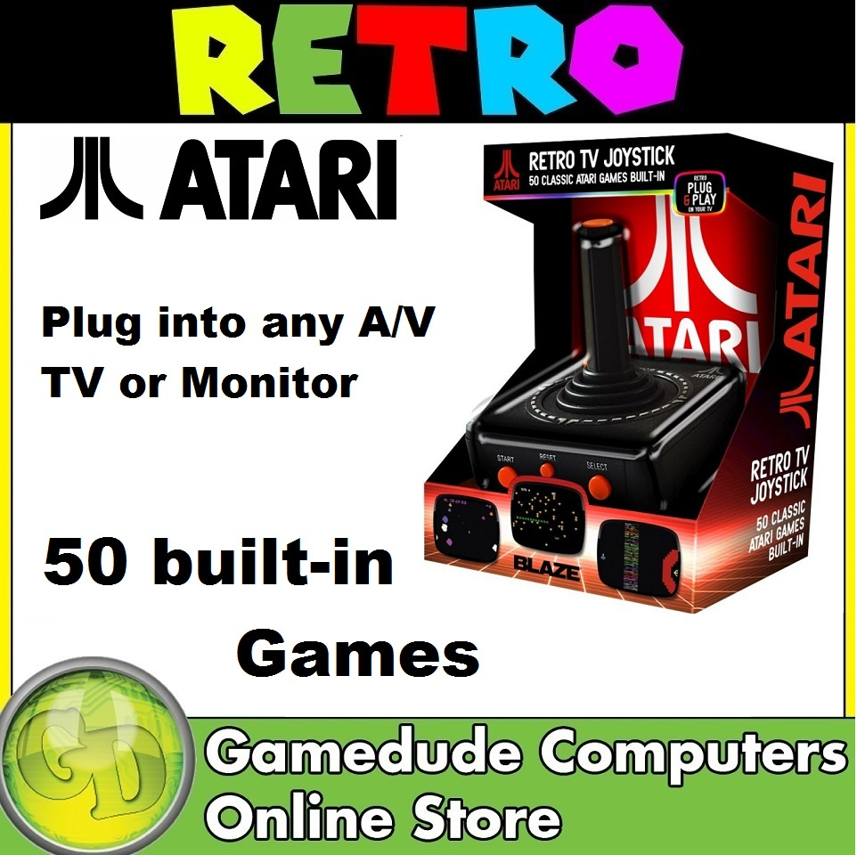 atari retro tv plug and play joystick