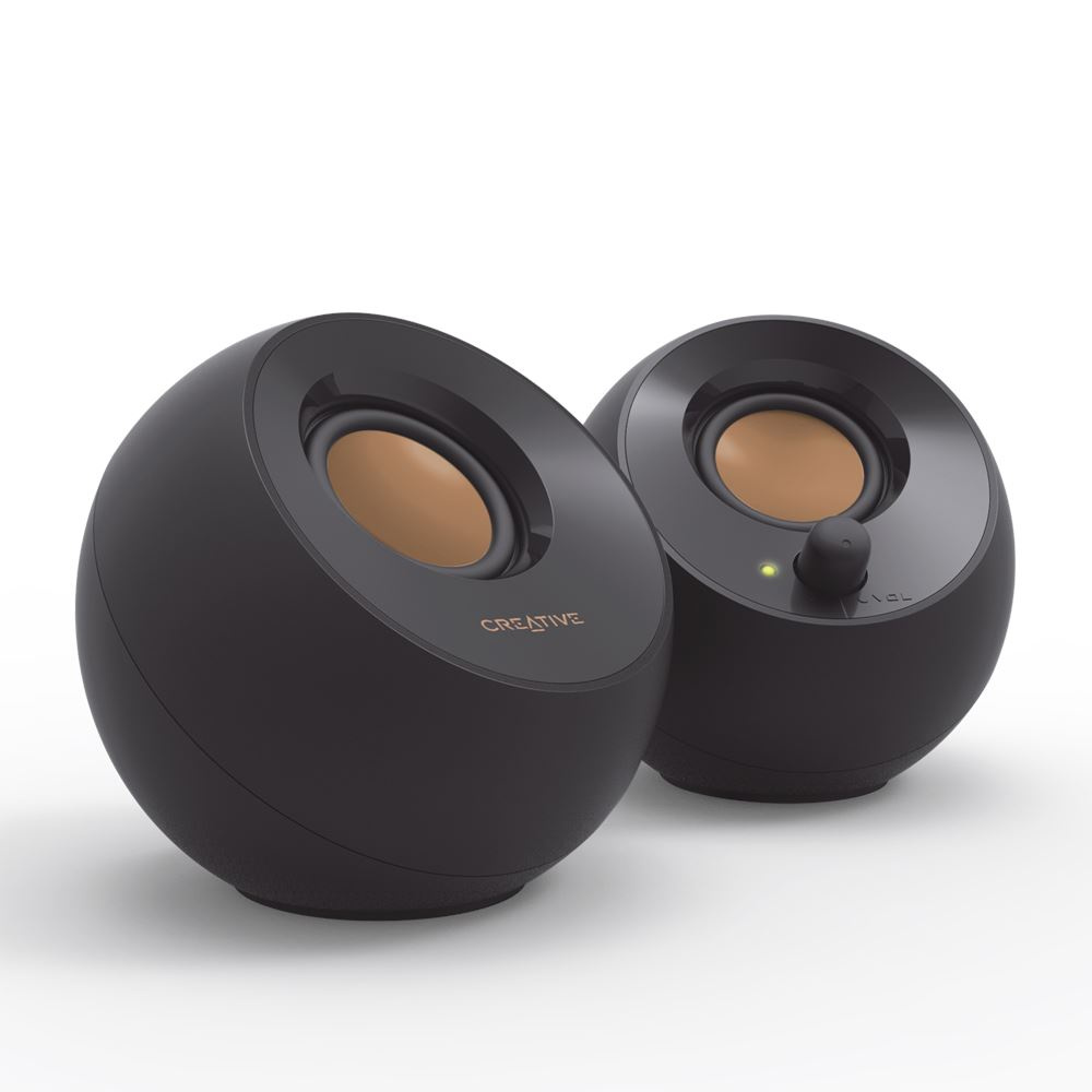 CREATIVE PEBBLE BLACK USB Desk Speaker 