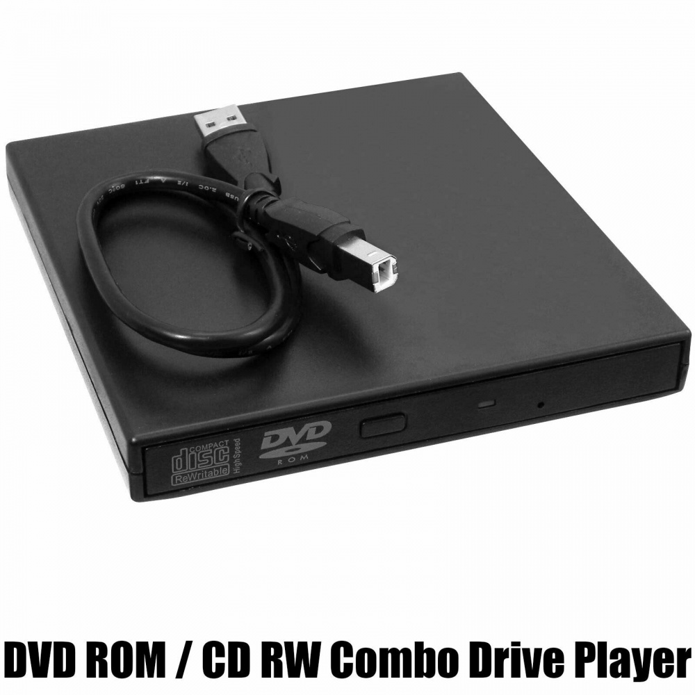 mistet hjerte Bær korrelat USB 2.0 External DVD-CD/RW COMBO Drive PC/Laptop - GameDude Computers