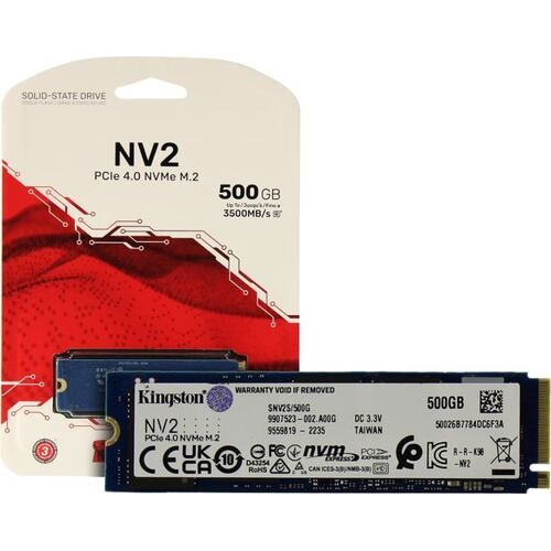 STOCKAGE SSD M.2 NVMe PCIe 4.0/250Go/Kingston NV2 à 34.9