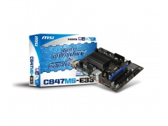 MSI C847MS-E33  + INTEL CELERON 847 1.1Ghz  + Passive CPU Cooler &lt;b&gt;Used Item - Board and Backplate ONLY&lt;/b&gt;