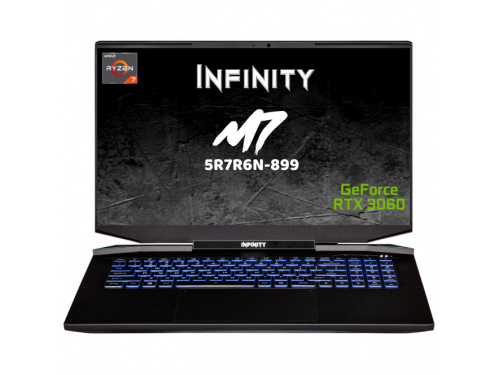 INFINITY M7-5R7R6N-899 - R7-5800H/16GB RAM/1TB SSD/RTX3060 GRAPHICS/17.3&quot; QHD/165Hz/RGB Keyboard/Windows 10 Home