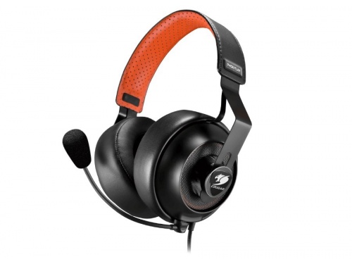 COUGAR PHONTUM S Universal Gaming Headset 53mm Drivers 3.5mm Plug - 9.7mm Cardioid Mic - Model: CGR-P53NB-510