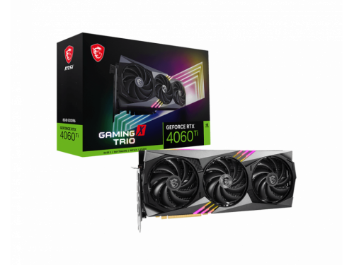 MSI RTX4060Ti GAMING X Trio 8GB PCIe Graphics Card