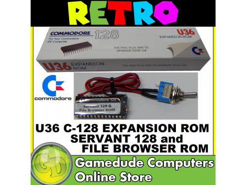 C128 U36 ROM - SERVANT 128 &amp; File Browser ** Switchable ROM **
