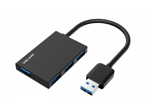 VOLANS 4 Port USB Hub -USB 3.0 - USB-A to 4 Port USB-A - VL-HB04S