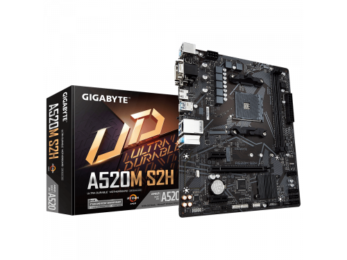 GIGABYTE A520M-S2H DDR4 - USB 3.2 - M.2 - AM4 Socket