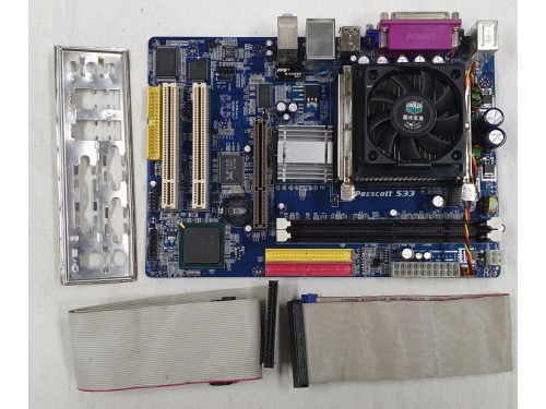 Socket 478 Motherboard + INTEL CPU + CPU Cooler 