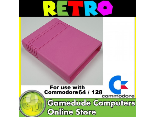 Blank C64 cartridge PASTEL PINK Colour Code (1)