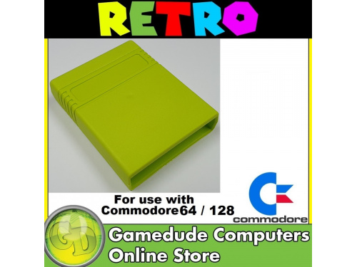 Blank C64 cartridge LIME GREEN Colour Code (2) 