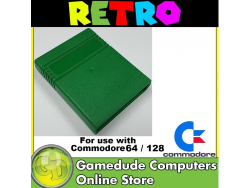 Blank C64 cartridge GREEN Colour Code (13) 