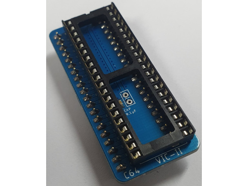 Commodore 64 VIC-II 8565/8562 to 6569/6567 Adapter