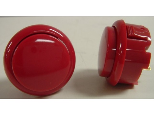 Generic 30mm pushbutton - RED SNAP IN includes built in microswitch