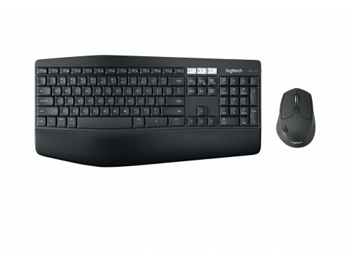 Logitech 920-008233, MK850 Wireless Desktop Keyboard Mouse Combo, 3 Year battery life, Incurve keys Low profile Cushioned palm rest, 1 Year