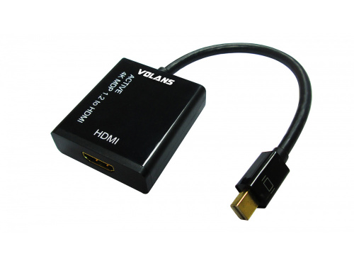 Volans ACTIVE Mini DisplayPort to HDMI Converter (4K) - Model: VL-AMDPH