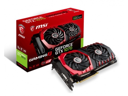 MSI GTX1070 GAMING X EDITION 8GB GDDR5 Boost Clock 1797MHz Virtual Reality Ready Complete in Box