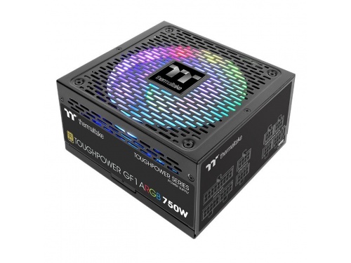 ThermalTake Toughpower 750Watt GF1 ARGB Series Smart Fan - Fully Modular - 80Plus Gold MODEL : PS-TPD-0750F3FAGA-1