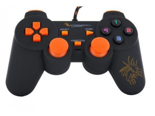 DragonWar DRAGON SHOCK 17key Controller With Vibration - USB - MODEL : G-PC-002