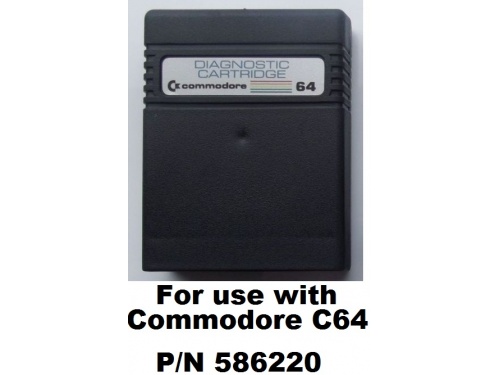 Diagnostic Test Cartridge P/N 586220 for Commodore 64