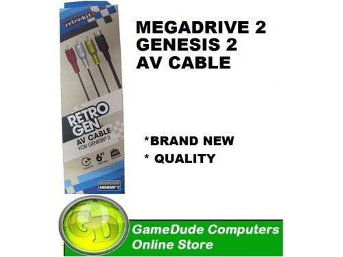 Retro-bit AV Cable Mega Drive / Genesis 2 (Boxed) (812820013234)