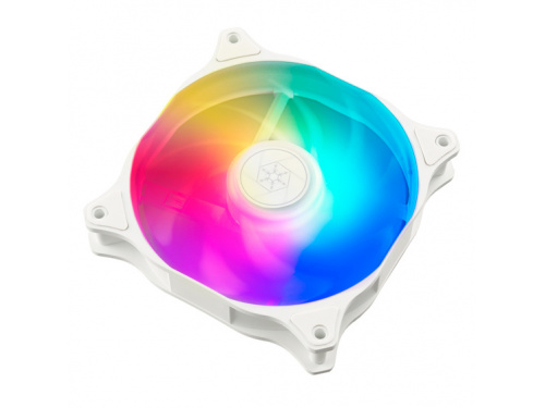 SilverStone Air Blazer 120RW 120mm ARGB WHITE Fan 600~2200RPM - Hydro Bearing - RGB AddressableMODEL : SST-AB120RW-ARGB