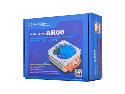 SILVERSTONE AR06 Argon Series Low Profile Cooler - 95watt - SST-AR06