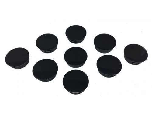 Generic 30mm pushbutton Cover - BLACK SNAP IN