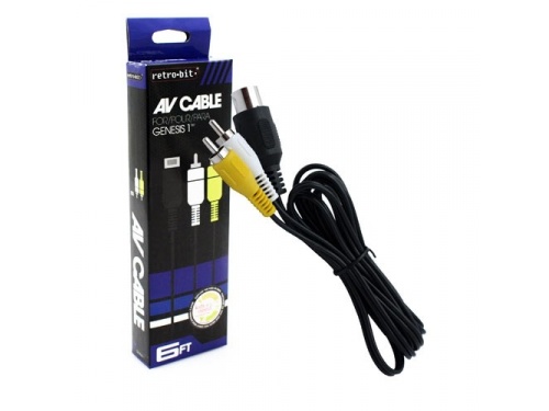 Retro-bit AV Cable Mega Drive / Genesis 1 (Boxed) (849172001558)