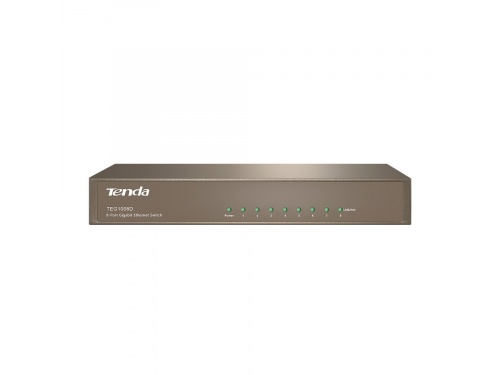 TENDA 8 Port Gigabit Switch 4KV Lightning Protection - Steel Frame - TEG1008D