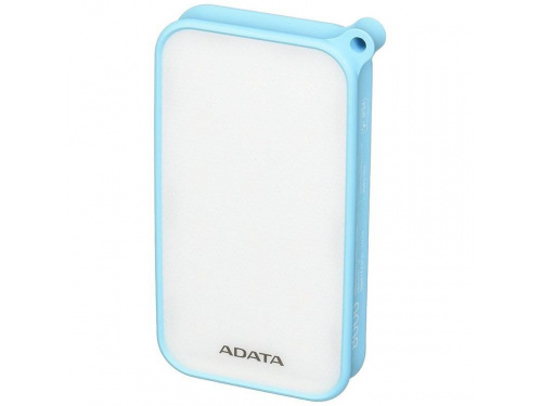 ADATA D8000L 8000mAh Power Bank BLUE Water/Dust Proof - Flashlight - 2x USB MODEL : AD8000L-5V-CBL  