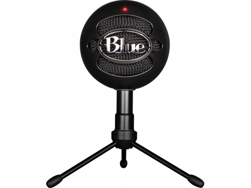 BLUE SNOWBALL &lt;b&gt;ICE BLACK&lt;/b&gt; USB Microphone with Mic Stand 836213001929