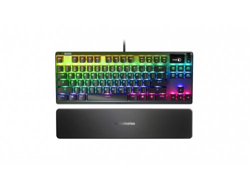 STEELSERIES APEX 7 TKL Cross Platform Mechanical Gaming Keyboard OLED Smart Display - RED Switch PC - MAC - XBOX ONE - PS4 MODEL: 64646