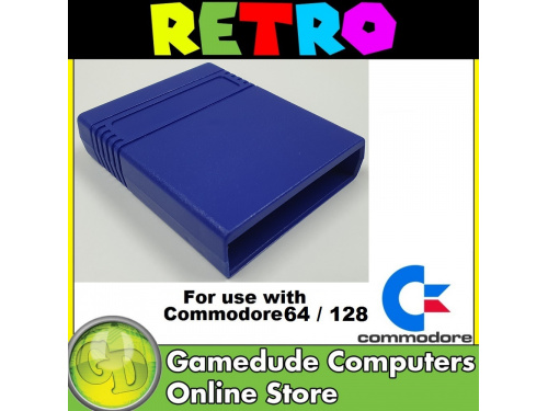 Blank C64 cartridge DARK BLUE Colour Code (10) 