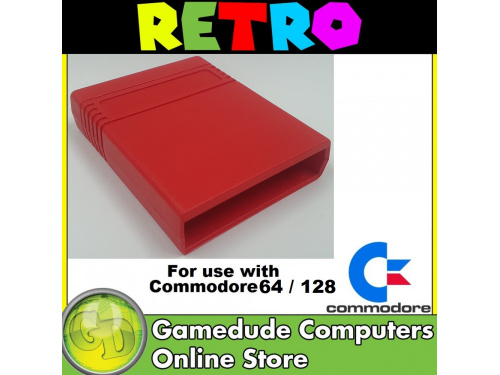 Blank C64 cartridge RED Colour Code (9) 