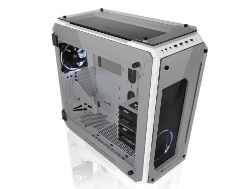 Thermaltake VIEW 71 SNOW/WHITE Midi Case Window Tempered GLASS - Riing 140mm White x 2 Model: CA-1I7-00F6WN-00 