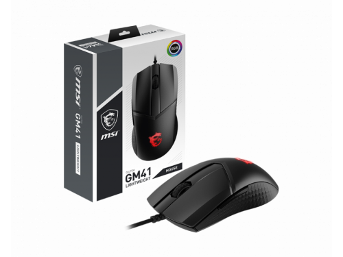 MSI CLUTCH GM41 Lightweight RGB Gaming Mouse MODEL: CLUTCH GM41 LIGHTWEIGHT 