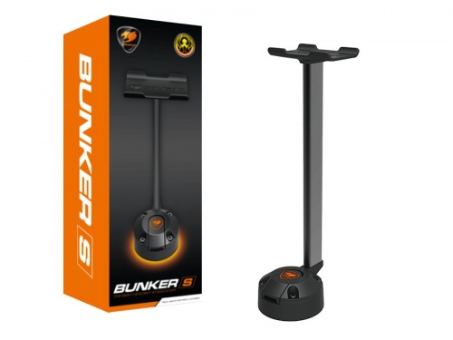 Cougar BUNKER-S Headset Stand Vacuum Mounting System - Desktop or Case Mount - CGR-XXNB-HS1