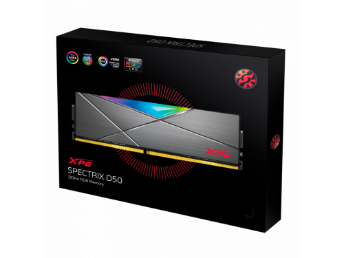 ADATA XPG 32gb Kit (2x16gb) 3600Mhz SPECTRIX D50 - RGB - GAMING MEMORY Model: AX4U360016G18I-DT50