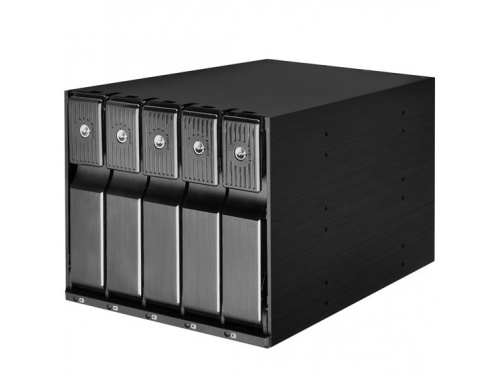 SilverStone FS305-12G Trayless Hot Swap Cage 3x 5.25&quot; Bay to 5x 3.5&quot; SAS/SATA Bay MODEL : SST-FS305B-12G