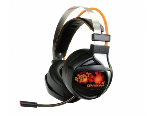 DragonWar RIDER LED Gaming Headset Noise Cancelling MIC - MODEL : G-HS-011-BLACK