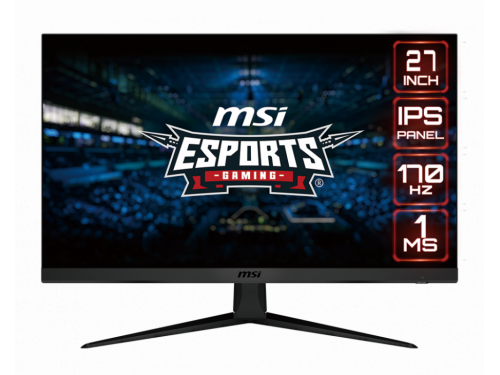 MSI 27&quot; FLAT MONITOR, 170Hz, 1ms, 1920*1080 2*HDMI, DP - OPTIX G2712