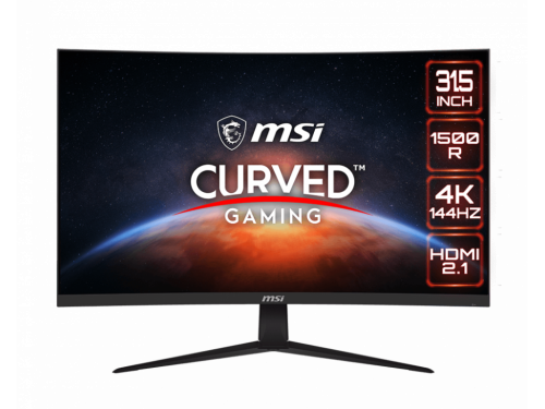 32&quot; MSI LCD CURVED PANEL, 144Hz, 1ms, 3840*2160 UHD, 2*HDMI, DP, - G321CU