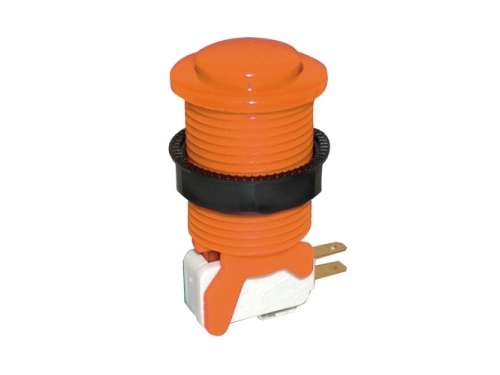 Pushbutton - GENUINE. HAPP Competition Pushbutton ORANGE with Horizontal Pushbutton.