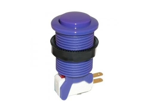 Pushbutton - GENUINE. HAPP Competition Pushbutton PURPLE with Horizontal Pushbutton.