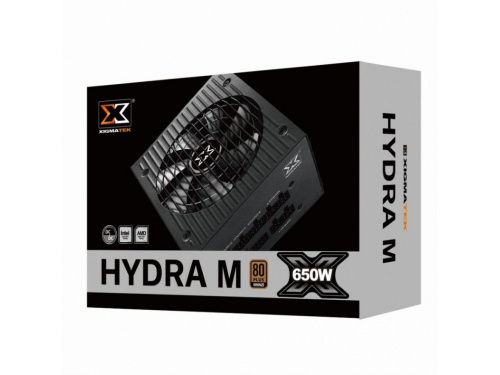 XIGMATEK 650watt HYDRA M 80Plus BRONZE ATX PSU MODEL: Hydra M 650W (XTK-650) (MODULAR)
