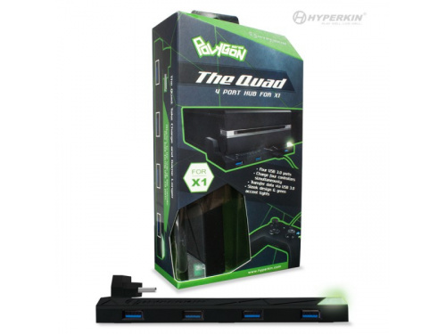 HYPERKIN &quot;The Quad&quot; 4 Port USB Hub for Xbox1 (813048014935) MODEL : M07081