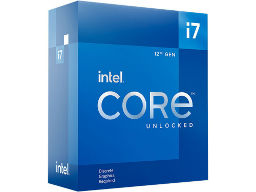 INTEL CORE i7-12700F LGA1700 PROCESSOR  2.10/4.80GHz P-Core -- 1.60/3.60Ghz E-Core  8p CORES 4e CORES / 20 THREADS  12th Gen NO GFX