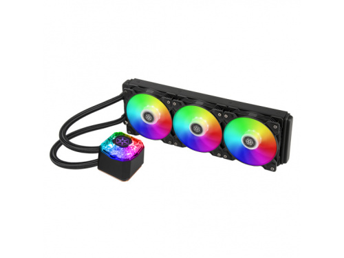 SILVERSTONE iCEGEM360 AIO Liquid Cooler ARGB AMD and Intel - Fan 600~2200 RPM - BLACK MODEL : SST-iG360-ARGB 